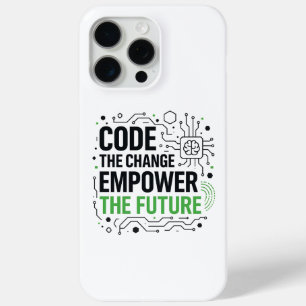 Coque iPhone 15 Pro Max "Changement de code, avenir possible Révolution