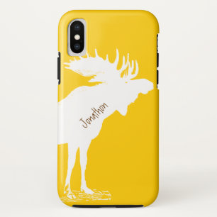 Coque Pour iPhone XS Changements Personnalisés de couleur jaune d'orign