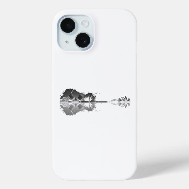 Coques Case-Mate iPhone Chanson de la nature : Art guitare du paysage fore (Verso)