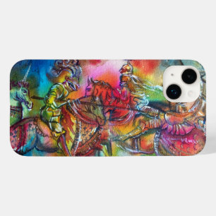 COQUE POUR iPhone 14 PLUS CHANSON DE ROLAND, COMBAT DES CHEVALIERS EN TOURNO