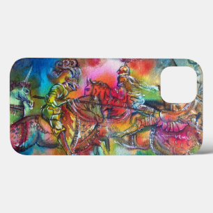 ETUI iPhone Case-Mate CHANSON DE ROLAND, COMBAT DES CHEVALIERS EN TOURNO