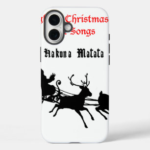 iPhone 16 Plus Case Chanter le long de Noël - Carols & Festive Joy