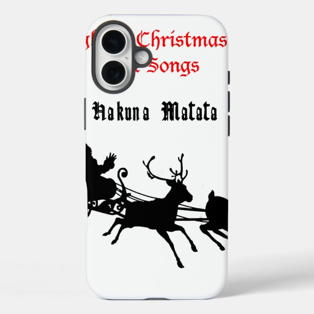 Coques Case-Mate iPhone Chanter le long de Noël - Carols & Festive Joy (Verso)