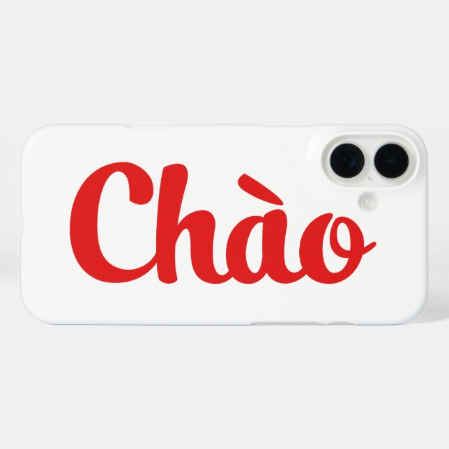 Coques Case-Mate iPhone Chào / Hello ~ Vietnam / Vietnamien / Tiêt Viêt (Verso (horizontal))
