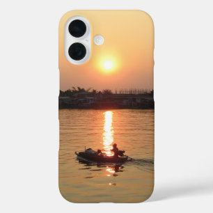 Coques iPhone 16 Chao Phraya River Sunset ... Ayutthaya, Thaïlande