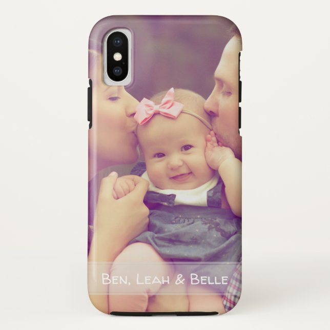 Coques Case-Mate iPhone Chapeau iPhone X avec votre photo (Dos)