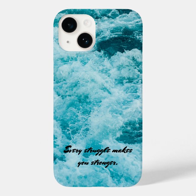 Coques Case-Mate iPhone Chaque combat vous rend plus fort. (Verso)