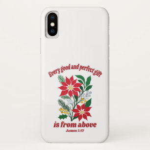 Case-Mate iPhone Case Chaque don bon et parfait – Jacques 1:17 Noël