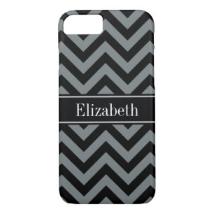 Case-Mate iPhone Case Charbon noir LG noir Chevron Nom noir Monogramme