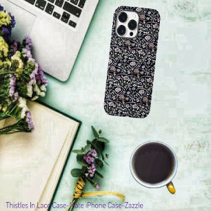 Coque Pour Pour iPhone 14 Pro Max Chardons En Dentelle