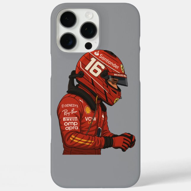 Coques Case-Mate iPhone Charles Leclerc (Verso)