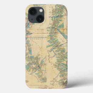 Etui iPhone Case-Mate Chart of The Lower Mississippi River