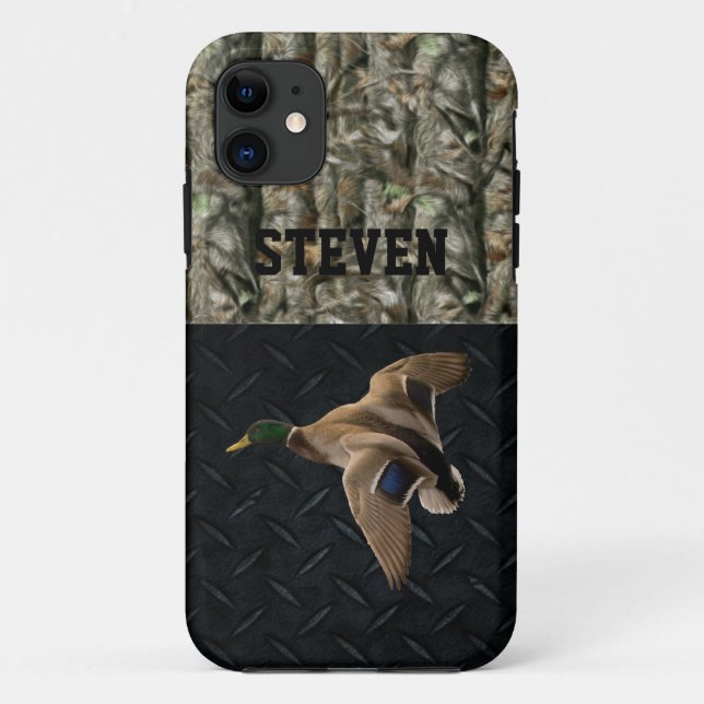 Coques Case-Mate iPhone Chasse au canard Camo Mallard Hommes sportifs (Dos)