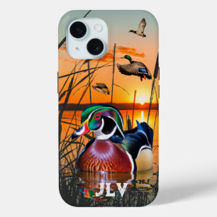 Coque Pour iPhone 15 Chasse au canard personnalisée