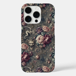 Coques iPhone 16 Pro Chasse au seraphe - Design floral gothique