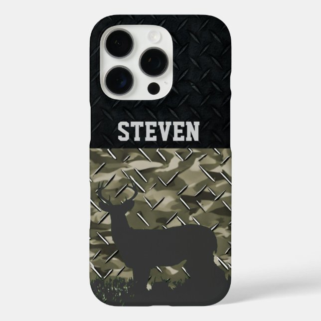 Coques Case-Mate iPhone Chasse aux cerfs de Camo Antlers personnalisés (Verso)