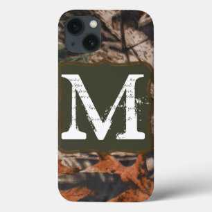 iPhone 13 Case Chasse Camouflage Chasse Camouflage Monogramme Coq
