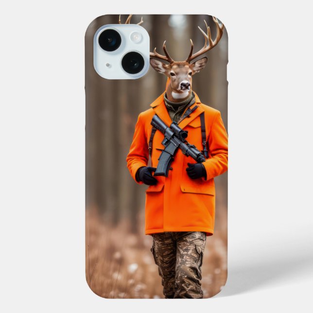 Coques Case-Mate iPhone Chasseur de cerfs au fusil (Verso)