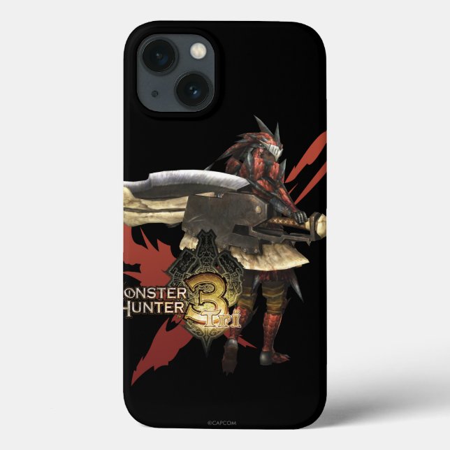 Coques Case-Mate iPhone Chasseur féminin avec Switch Ax, Armoirie Rathalos (Verso)