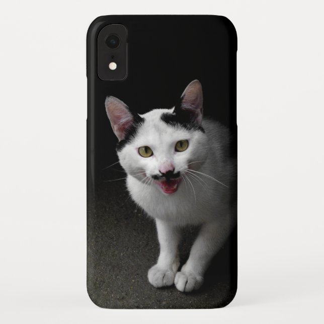 Coques Case-Mate iPhone Chat avec Moustache (Dos)