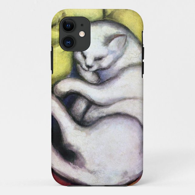 Coques Case-Mate iPhone Chat blanc, Franz Marc (Dos)