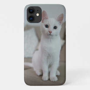 Case-Mate iPhone Case chat blanc   Zazzle_Growshop.