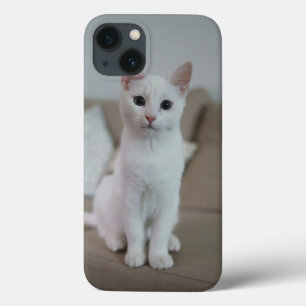 Case-Mate iPhone Case chat blanc   Zazzle_Growshop.