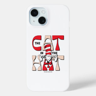 Coque Pour iPhone 15 Chat dans le Casquette   Le Chat Silly Dans Le Cas