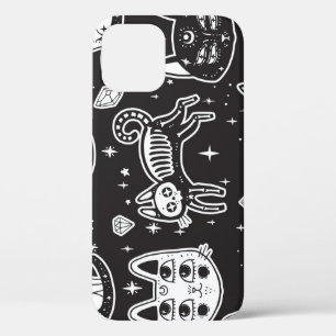 Case-Mate iPhone Case Chat de sorcière : Illustration Vintage isolée