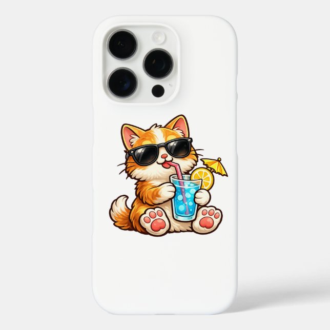 Coques Case-Mate iPhone Chat d'été cool (Verso)