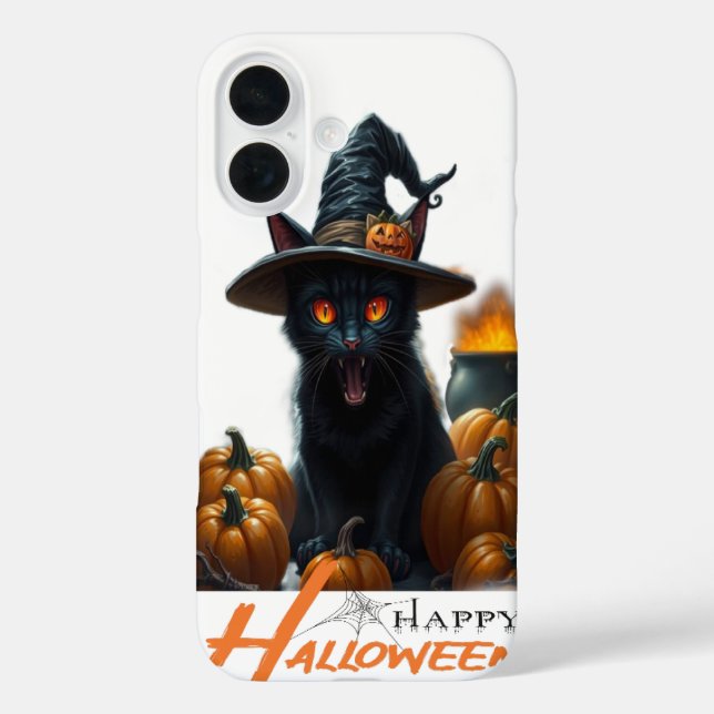 Coques Case-Mate iPhone Chat d'Halloween  (Verso)