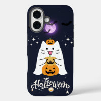Chat d'Halloween au clair de lune – Nuit effrayant