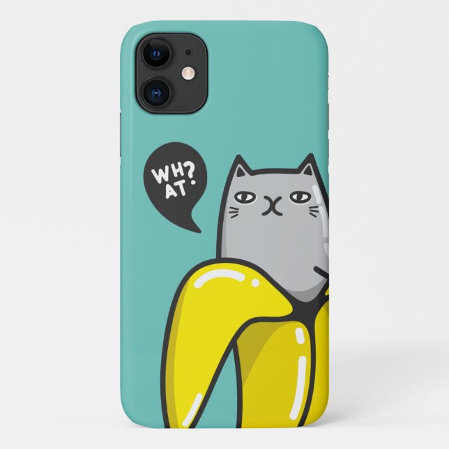Coques Case-Mate iPhone Chat en banane (Dos)