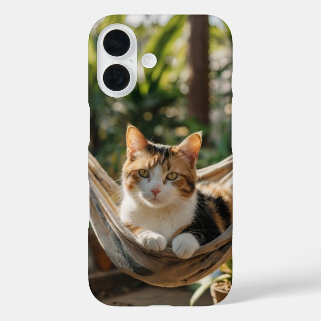 Coques Case-Mate iPhone Chat endormi dans un hamac (Verso)