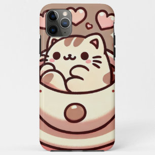Case-Mate iPhone Case Chat et café en gros Kawaii Kitty à Teacup