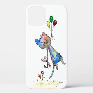 Case-Mate iPhone Case Chat et souris Whimsical avec ballons