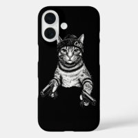 Chat Gangster Tatoué Art | Kitty Streetwear Cool