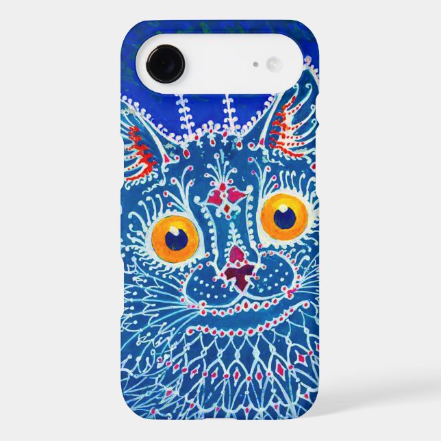 Coques Case-Mate iPhone Chat gothique bleu (Verso)