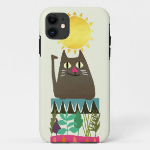 Etui iPhone Case-Mate chat herbacé