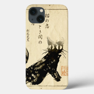 Case-Mate iPhone Case Chat japonais de filigrane (Sumi, Haiku)
