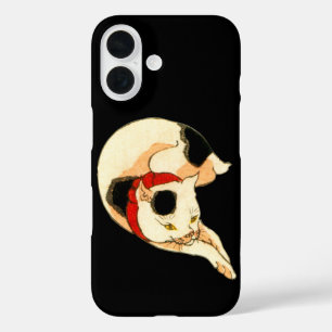 Coque Pour iPhone 16 Chat japonais, Kuniyoshi, Ukiyo-e