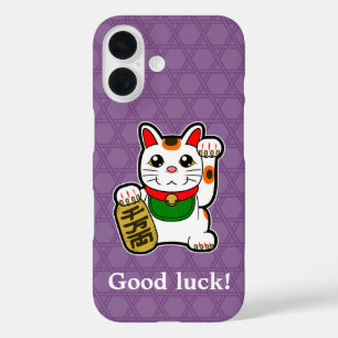 Coque Pour iPhone 16 Chat japonais Lucky