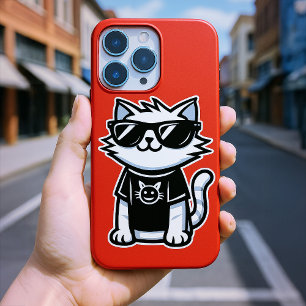 Coque Pour iPhone 16 Chat le plus frais du monde avec lunettes de solei