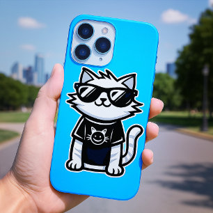 Coque Pour iPhone 16 Chat le plus frais du monde avec lunettes de solei