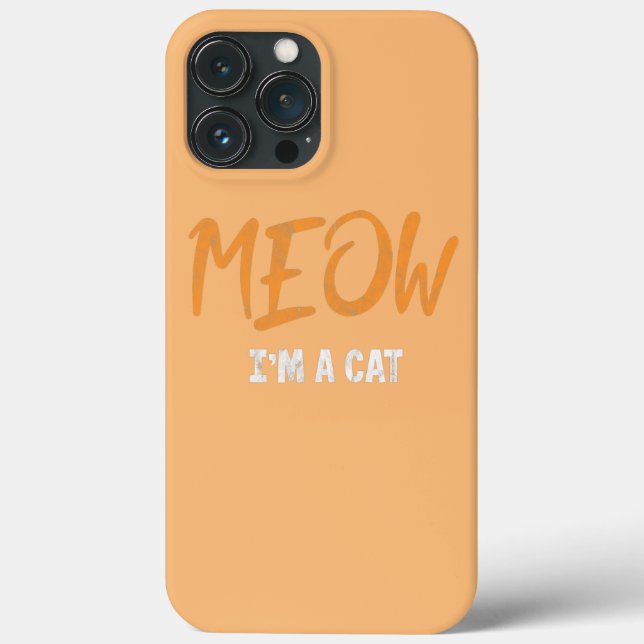 Coques Case-Mate iPhone Chat Meow Halloween Costume Chat Maman Chat Papa (Verso)