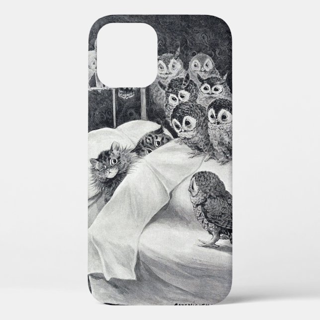 Coques Case-Mate iPhone Chat Nightmare Owl Bird, Louis Wain (Verso)