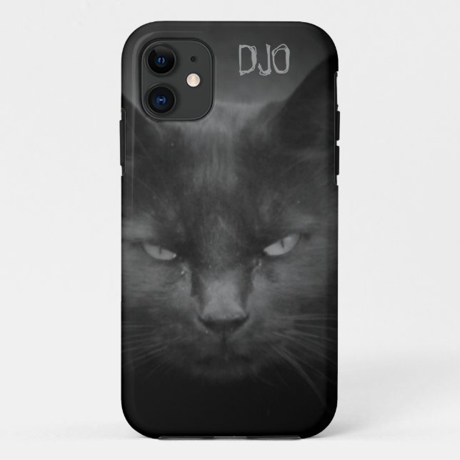 Coques Case-Mate iPhone Chat noir (Dos)