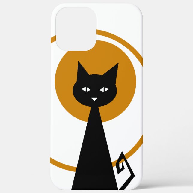 Coques Case-Mate iPhone Chat noir (Verso)
