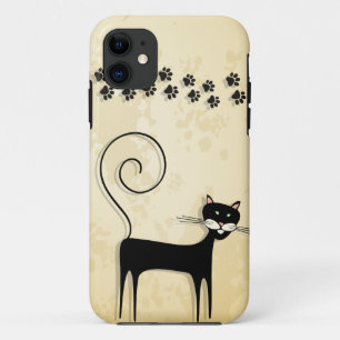 Coque Case-Mate Pour iPhone chat noir