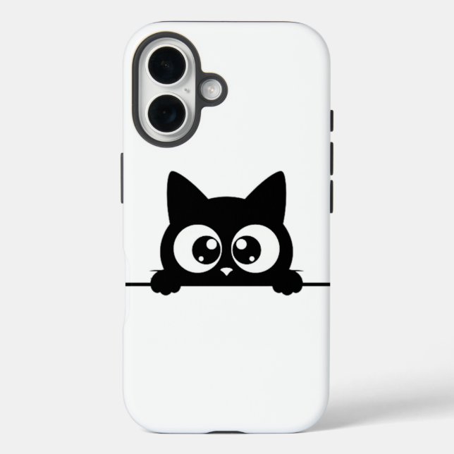 Coques Case-Mate iPhone Chat noir de Pékin (Verso)